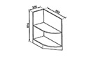 Кухонная секция Марта нижняя Н 30КЗ - Фото